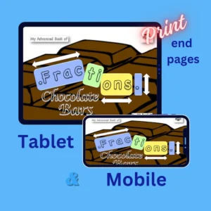 My Advance Book of Fractions - Chocolate Bars
